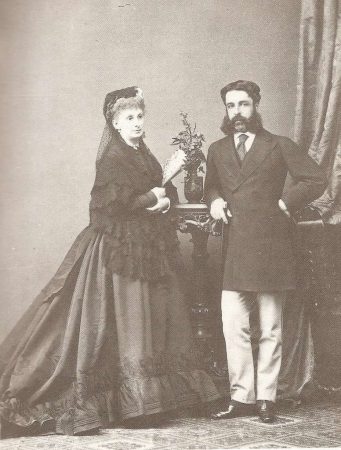 amadeo de saboya y la reina maria victoria dal pozzo