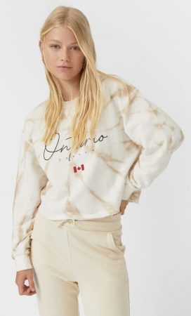 sudadera tie dye stradivarius