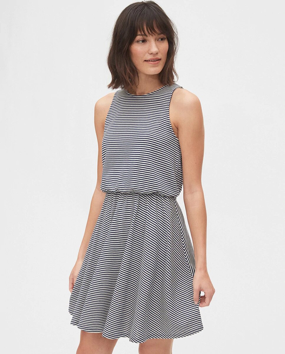 vestido rayas el corte ingles