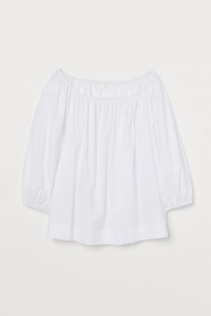 blusa mangas puffy h&m