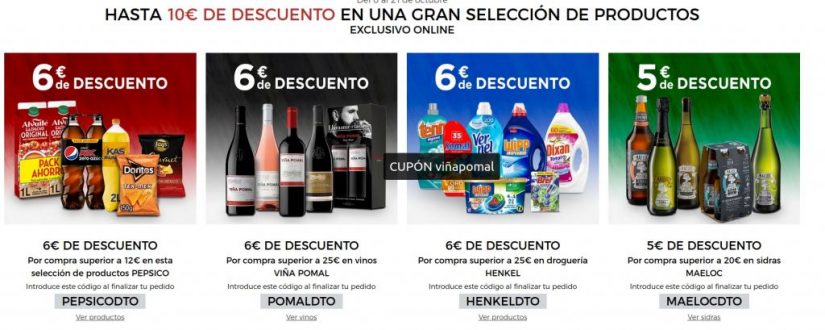Descuentos cupones