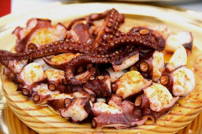 pulpo parte de la Dieta Atlántica