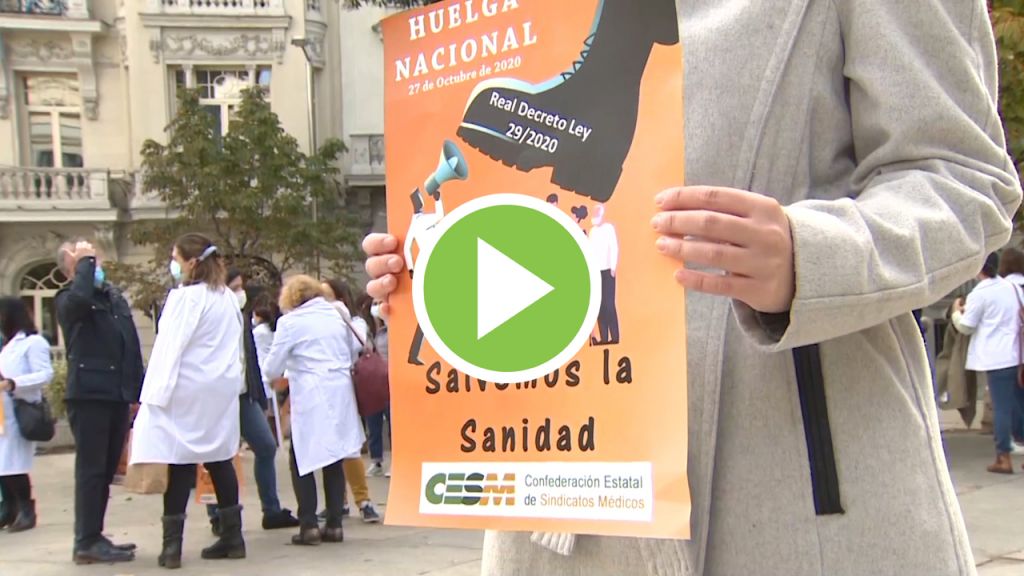 El 85% de los médicos de toda España comienzan su primera huelga