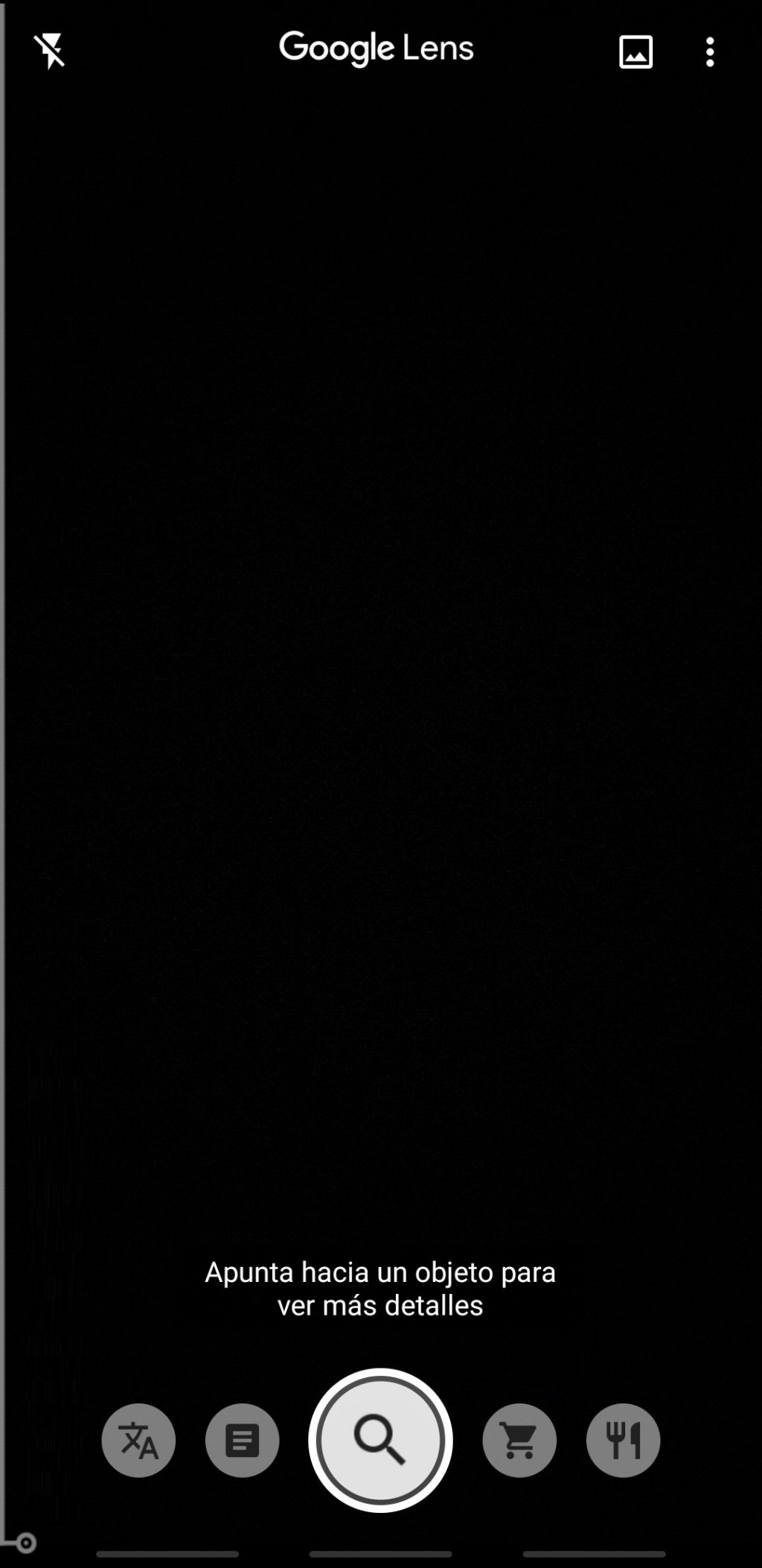 interfaz google lens