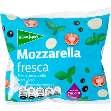 mozzarela fresca de oferta en El Corte Inglés