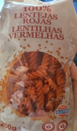 pasta lentejas Hacendado