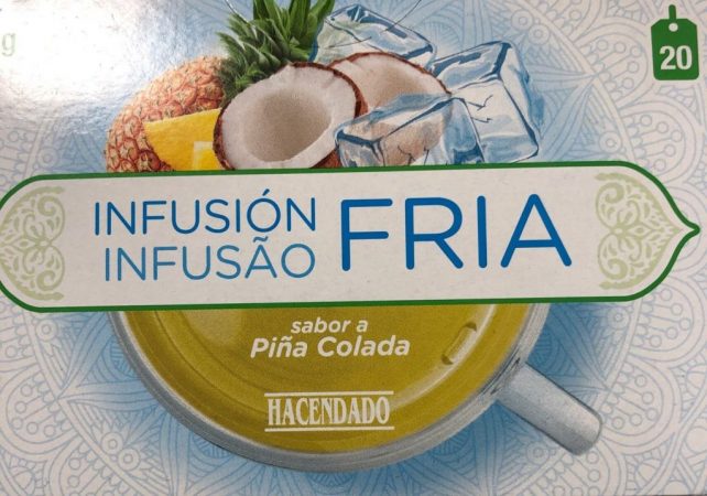 infusión piña colada Mercadona, Hacendado
