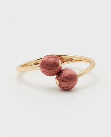 pulsera bolas textil 