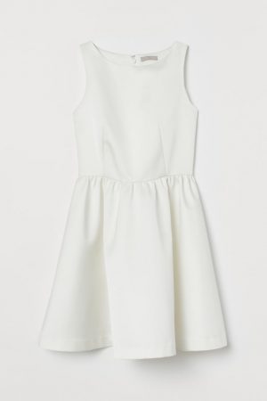 vestido corto saten h&m