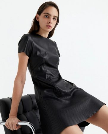 vestido efecto piel sfera