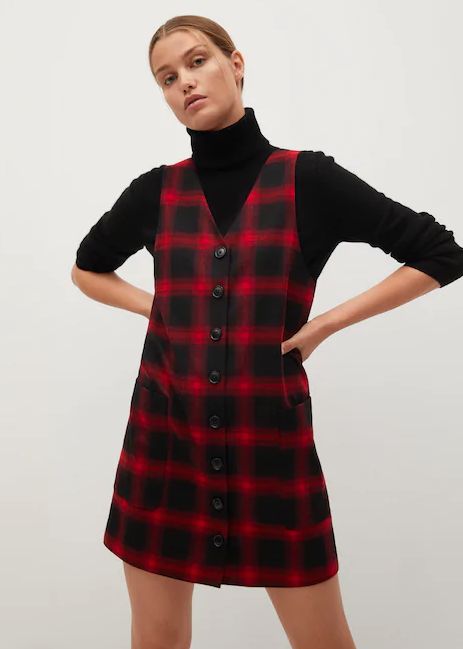 vestido de cuadros