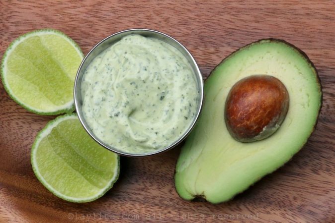 Mayonesa de aguacate