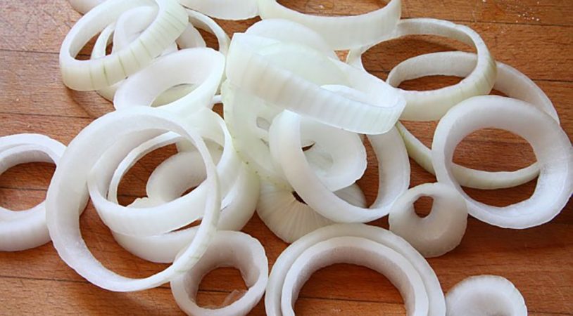 aros de cebolla finos