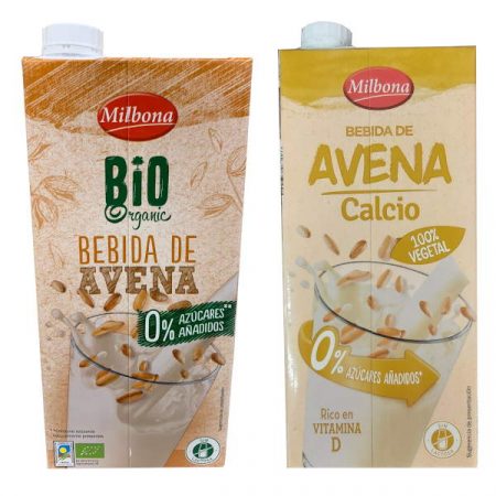 productos veganos lidl - leche de avena