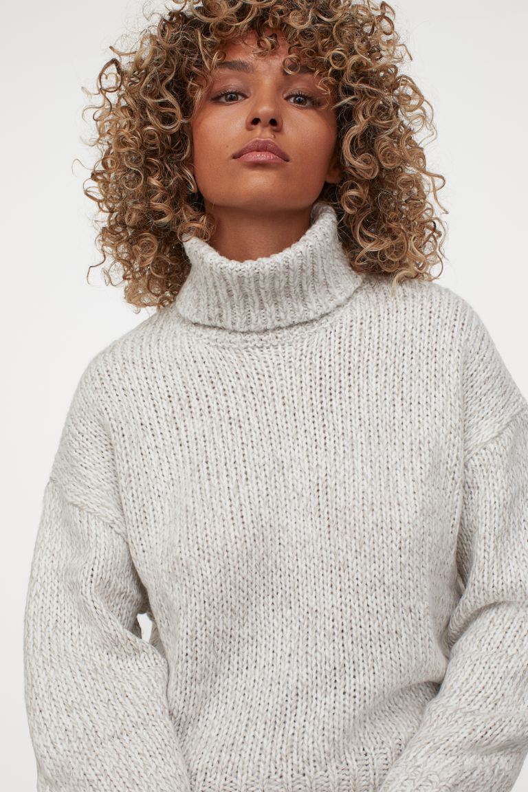 jersey cuello alto h&m
