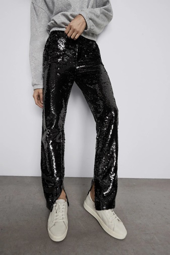 Pantalones lentejuelas Zara todos estilos