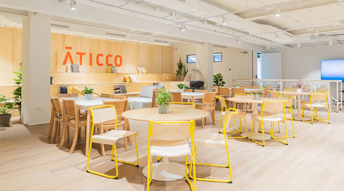 Aticco habilita una zona de sus espacios flex como biblioteca para estudiantes
