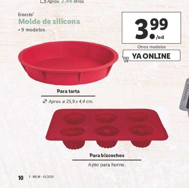 Moldes de silicona y tapas Lidl