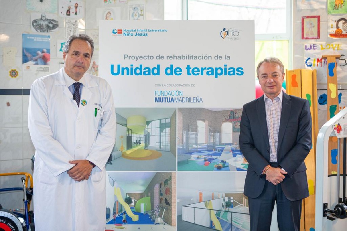 La Fundación Mutua Madrileña financiará la renovación de la Unidad de Terapias del Hospital Niño Jesús