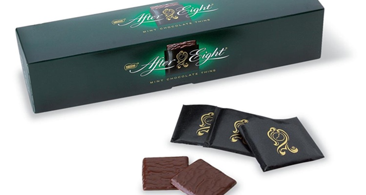 Bombones chocolate y menta After Eight Alcampo