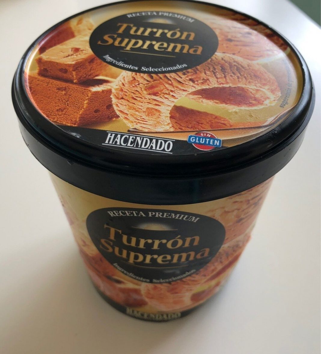 helado de turrón, Mercadona - Hacendado