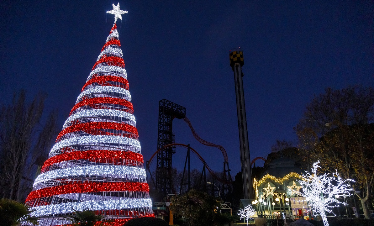 Parque de Atracciones de Madrid confía en la temporada de Navidad para salvar el año