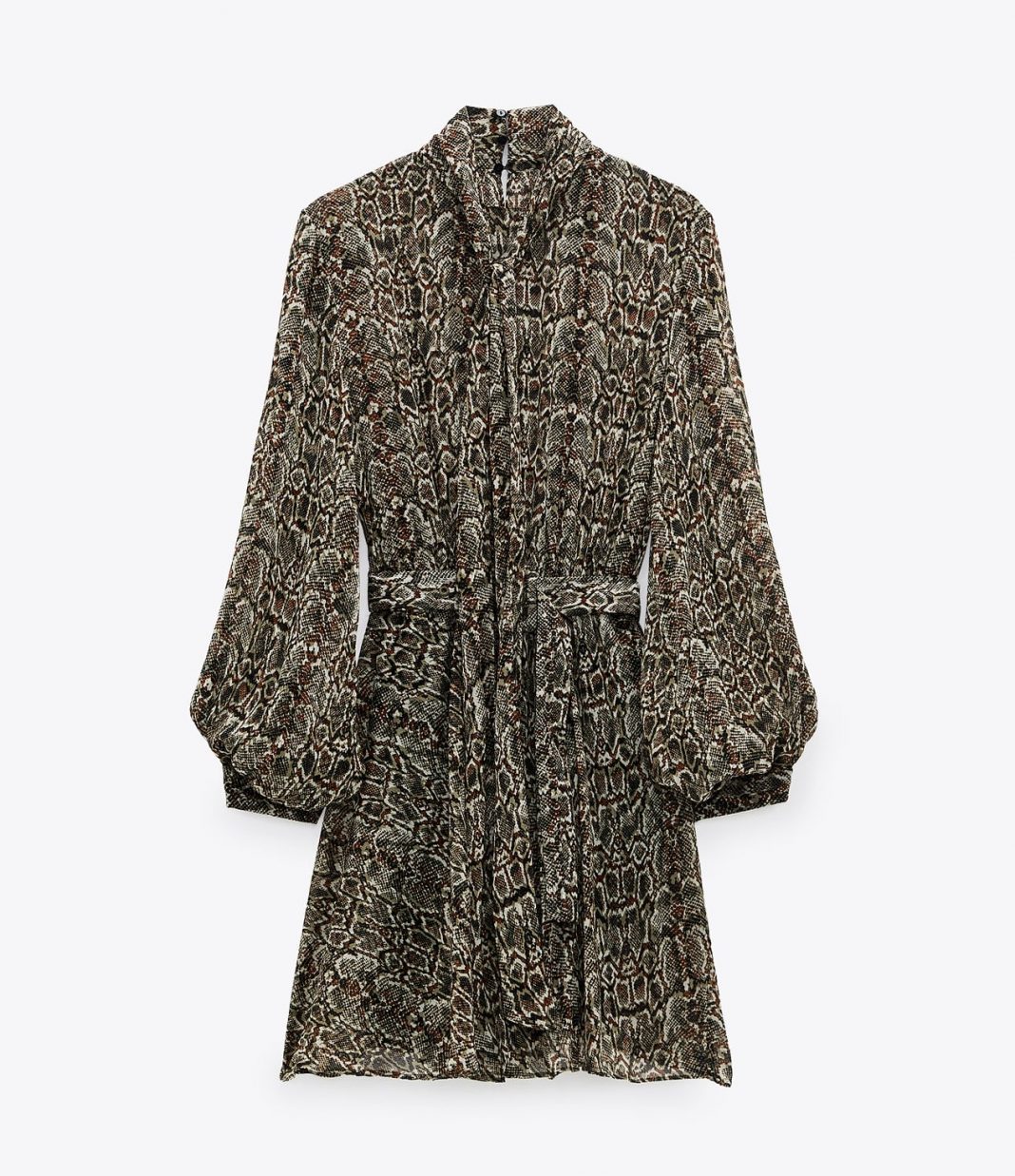 vestido animal print