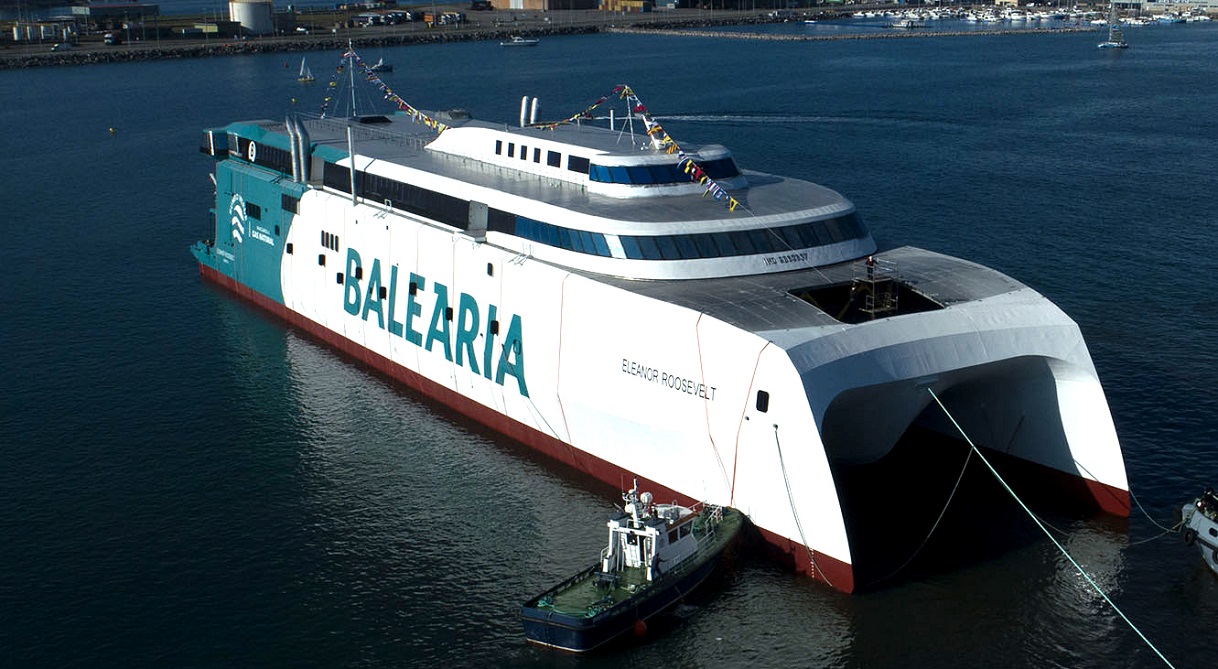 Baleària revoluciona el transporte marítimo con su ‘fast ferry’ ecoeficiente