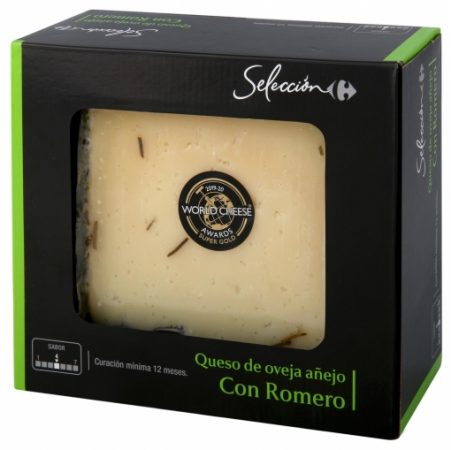 Mercadona queso de oveja anejo con romero Carrefour Merca2.es