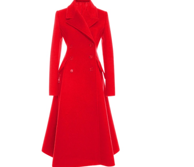 abrigo rojo