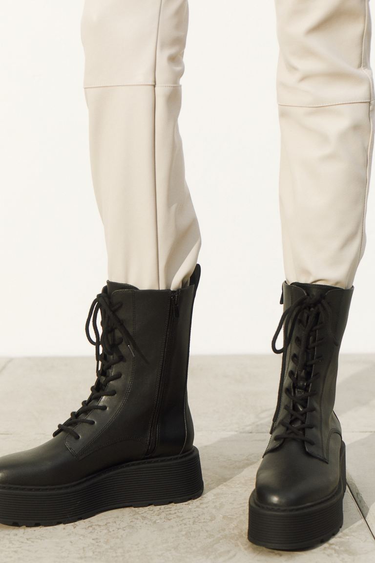 botas de plataforma