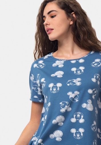 Camiseta mujer Mickey Mouse, básicos Carrefour