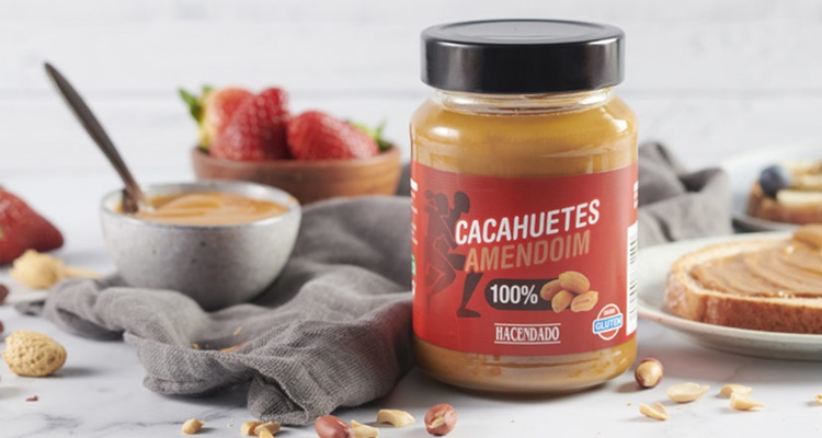 Crema de cacahuetes mercadona, proteínas