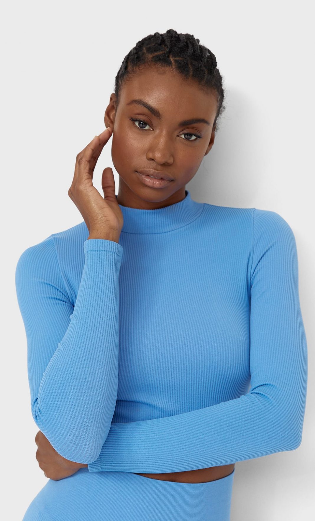 crop top seamless stradivarius