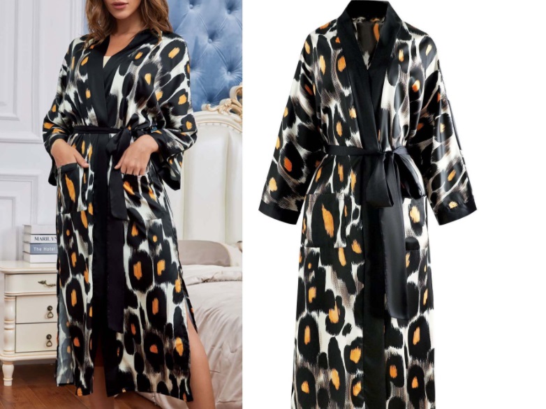 Aliexpress: 10 batas de casa muy entrañables y calentitas de menos de 15 euros 10 Merca2.es kimono satén leopardo