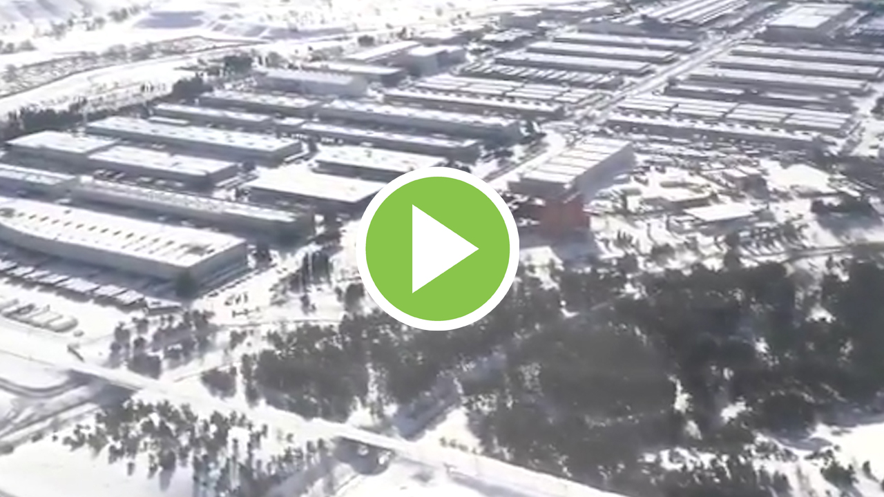 Imágenes de la histórica nevada provocada por Filomena