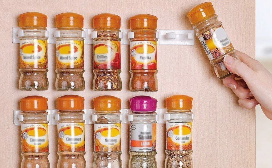 soporte de pared para especias
