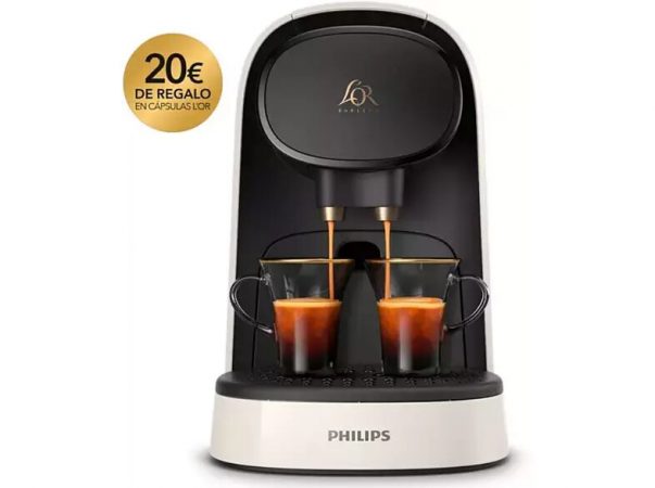Cafetera de capsulas LOr Barista LM8012 00 2 tazas 19 bar 1 l 1450 W Blanco1 Merca2.es