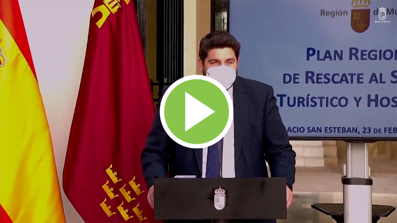 Murcia destina 35 millones de euros en ayudas directas a hostelería y turismo