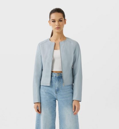 cazadora efecto piel