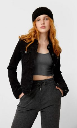 chaqueta tejana stradivarius