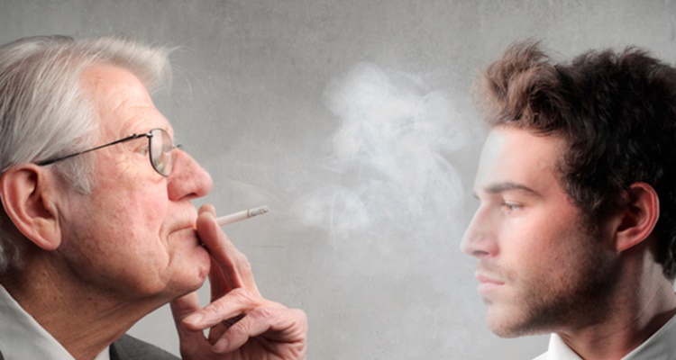 Fumadores pasivos cigarrillo