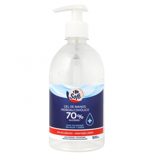Gel de manos hidroalcohólico Carrefour