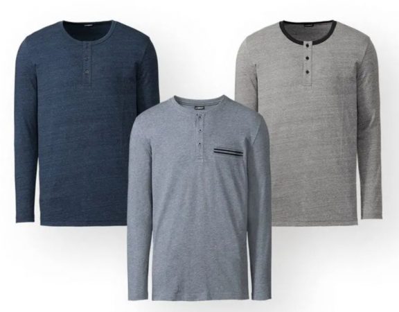 camisetas manga larga hombre Lidl