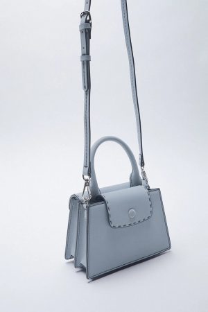 mini bandolera pespuntes zara