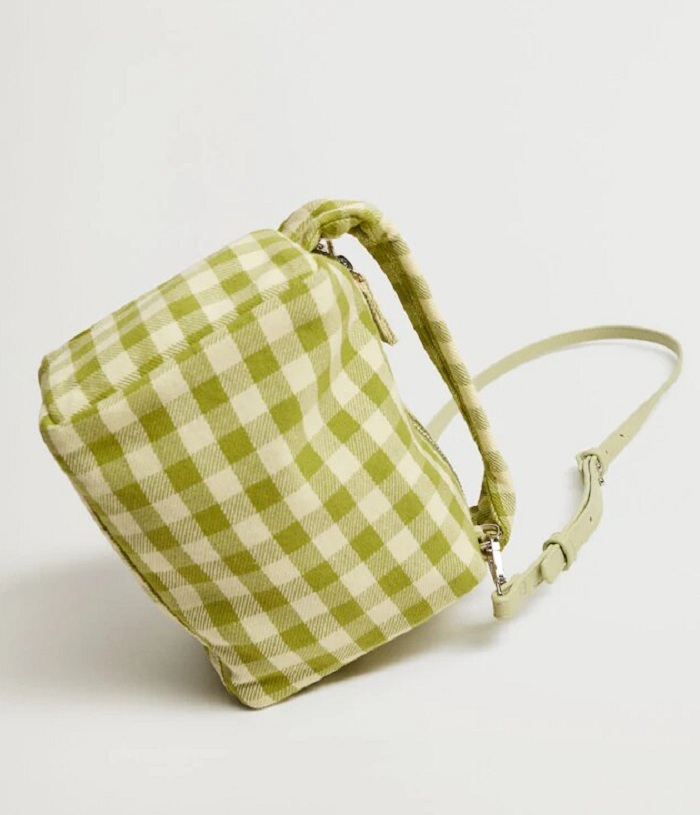 mini bolso tejido mango
