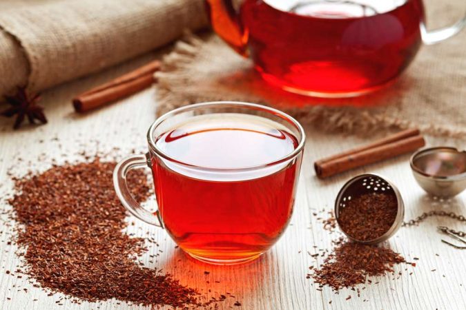 té rojo