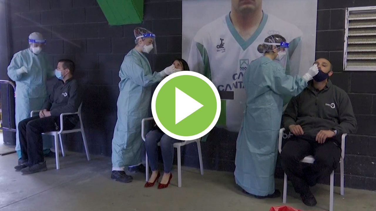 El Racing de Santander cede El Sardinero para realizar test masivos