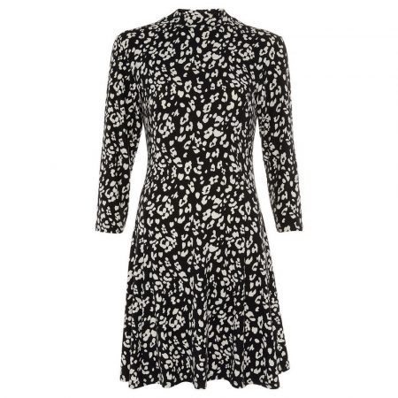 vestido animal print