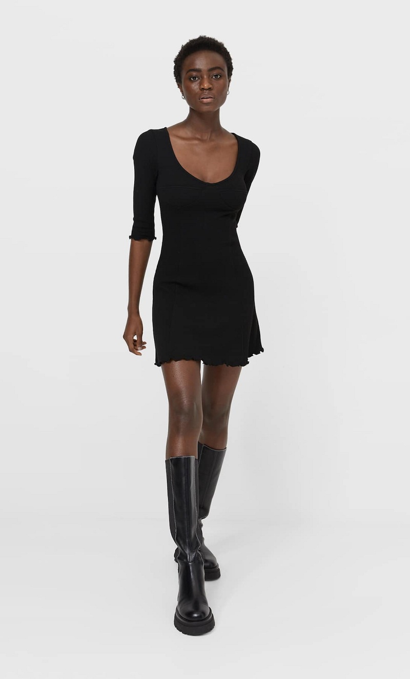 vestido corset waffle